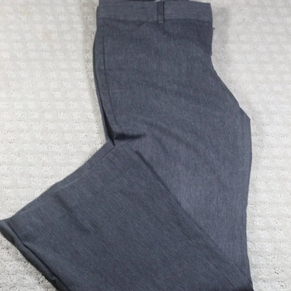 Express Design Studio Size 0 Grey Editor Flared Slacks